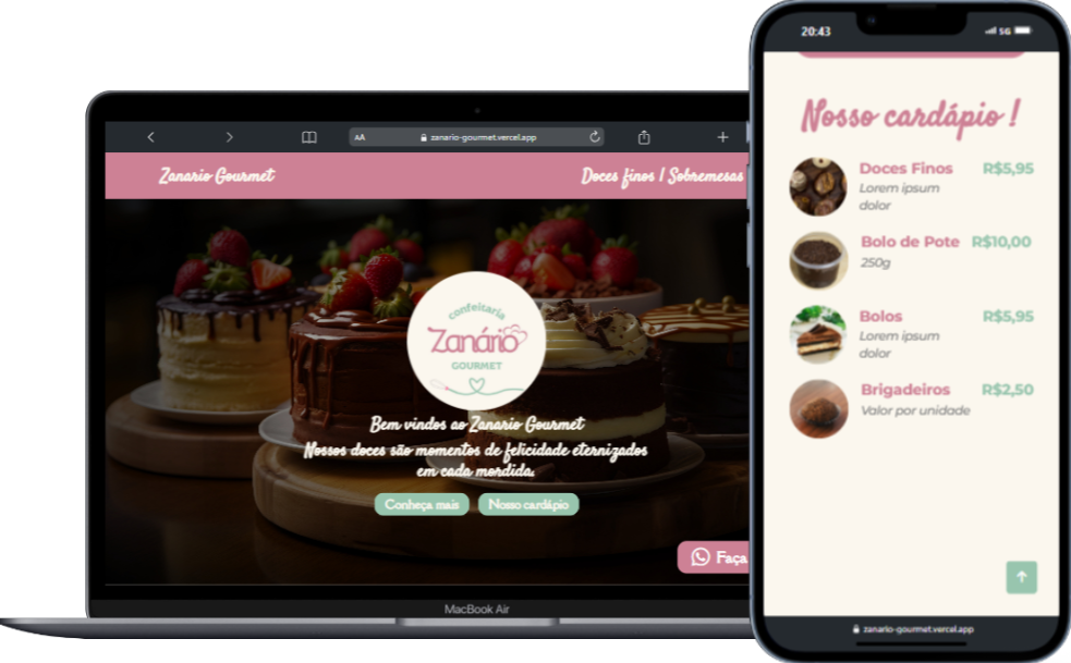 Projeto Zanario Gourmet